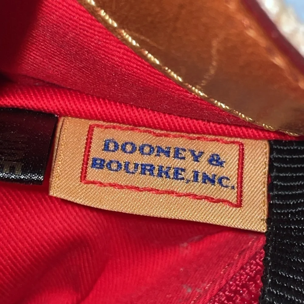 Dooney & Bourke Tan and Brown Snake Print Handbag - Picture 10 of 14